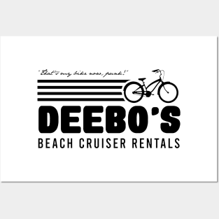 Beach Cruiser Rentals Deebo's Posters and Art